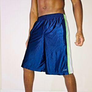 C9 By Champion Vintage Rare Dazzle Basketball Shorts Shiny Silky Soft YL